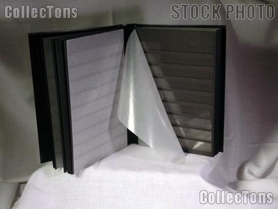 Stamp Stockbook 64-Black Page Stamp Album Lighthouse LS4/32 Black