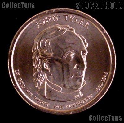 2009-D John Tyler Presidential Dollar GEM BU 2009 Tyler Dollar