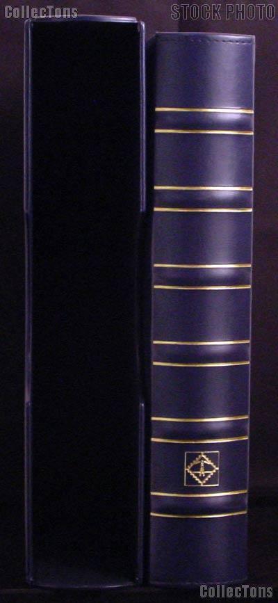 Certified Coin Album Set Lighthouse Classic GRANDE w/ Binder & Slipcase in Blue & Certified Coin Pages