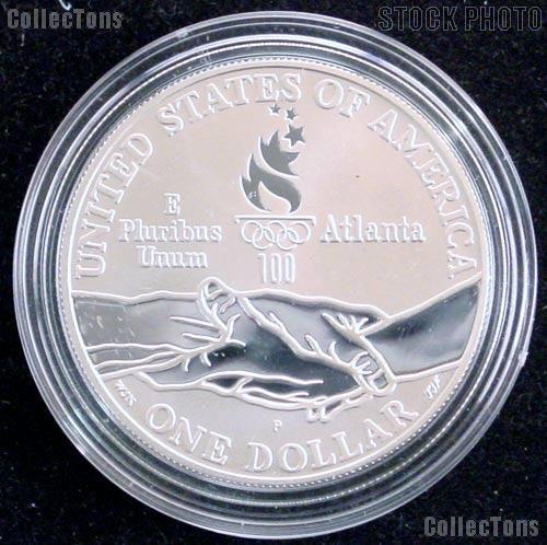 1995-P Proof Olympic Gymnast Commemorative Silver Dollars