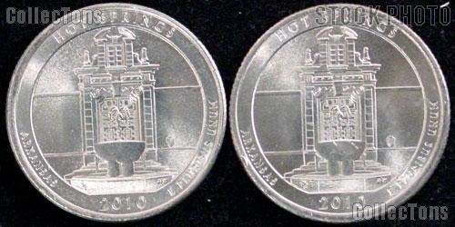 2010 P & D Arkansas Hot Springs National Park Quarters GEM BU America the Beautiful