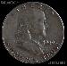 1949 Franklin Half Dollar Silver Coin 1949 Half Dollar Coin
