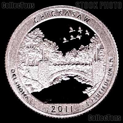 2011-S Oklahoma Chickasaw National Park Quarter GEM PROOF America the Beautiful