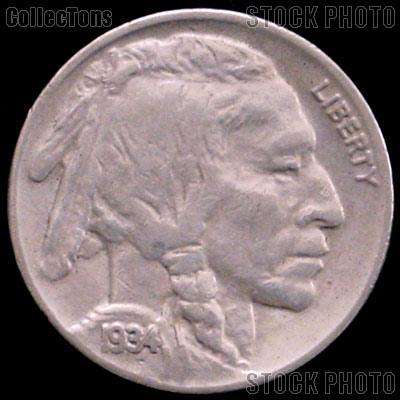1934 Buffalo Nickel G-4 or Better Indian Head Nickel