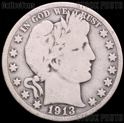 1913 Barber Quarter G-4 or Better Liberty Head Quarter