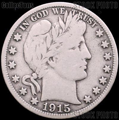 1915 Barber Quarter G-4 or Better Liberty Head Quarter