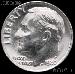 1980-P Roosevelt Dime Gem BU (Brilliant Uncirculated)