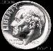 1967 SMS Roosevelt Dime Gem BU (Brilliant Uncirculated)
