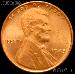 1945 Lincoln Wheat Cent GEM BU RED Penny for Album