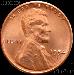 1954-S Lincoln Wheat Cent GEM BU RED Penny for Album