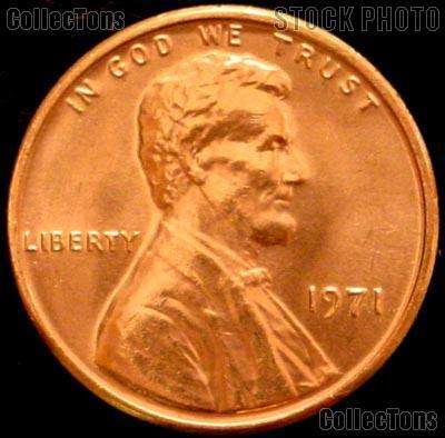 1971 Lincoln Memorial Cent GEM BU RED Penny