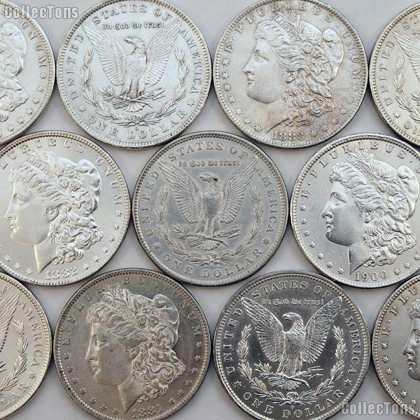 1878-1904 Morgan Silver Dollar in XF+/AU Cleaned Condition