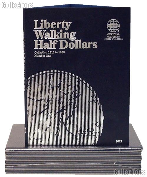 Whitman Walking Liberty Half Dollar Folder 1916-1936 #9021