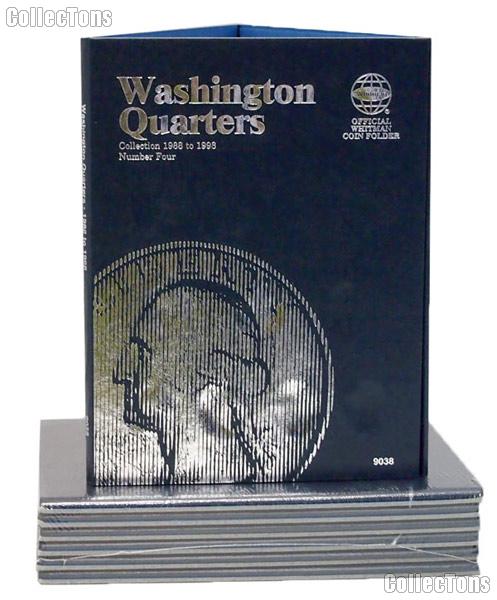 Whitman Washington Quarters Folder 1988-1998 #9038