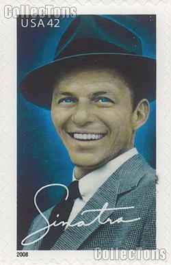 2008 Frank Sinatra 42 Cent US Postage Stamp Unused Sheet of 20 Scott #4265