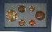 1987 PRESTIGE PROOF SET Deluxe Box & Papers 6 Coin U.S. Mint Proof Set