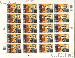 2001 Diabetes Awareness Series 34 Cent US Postage Stamp Unused Sheet of 20 Scott #3503
