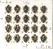 2003 United States Purple Heart 37 Cent US Postage Stamp Unused Sheet of 20 Scott #3784