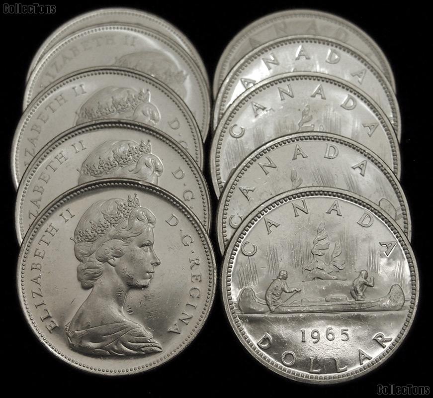1965 AU Canada Silver Dollar 80% Silver