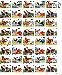 1984 Dogs 20 Cent US Postage Stamp MNH Sheet of 50 Scott #2098-2101