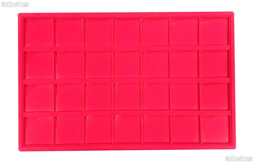 Red Coin Tray Universal - 2x2 COIN HOLDERS