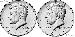2020 P & D Kennedy Half Dollars GEM BU 2020 Kennedy Halves