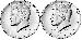 2023 P & D Kennedy Half Dollars GEM BU 2023 Kennedy Halves