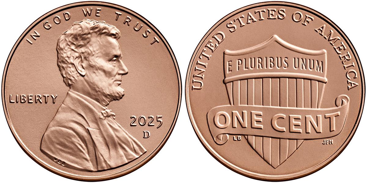 2025-D Lincoln Shield Cent - Union Shield * BU