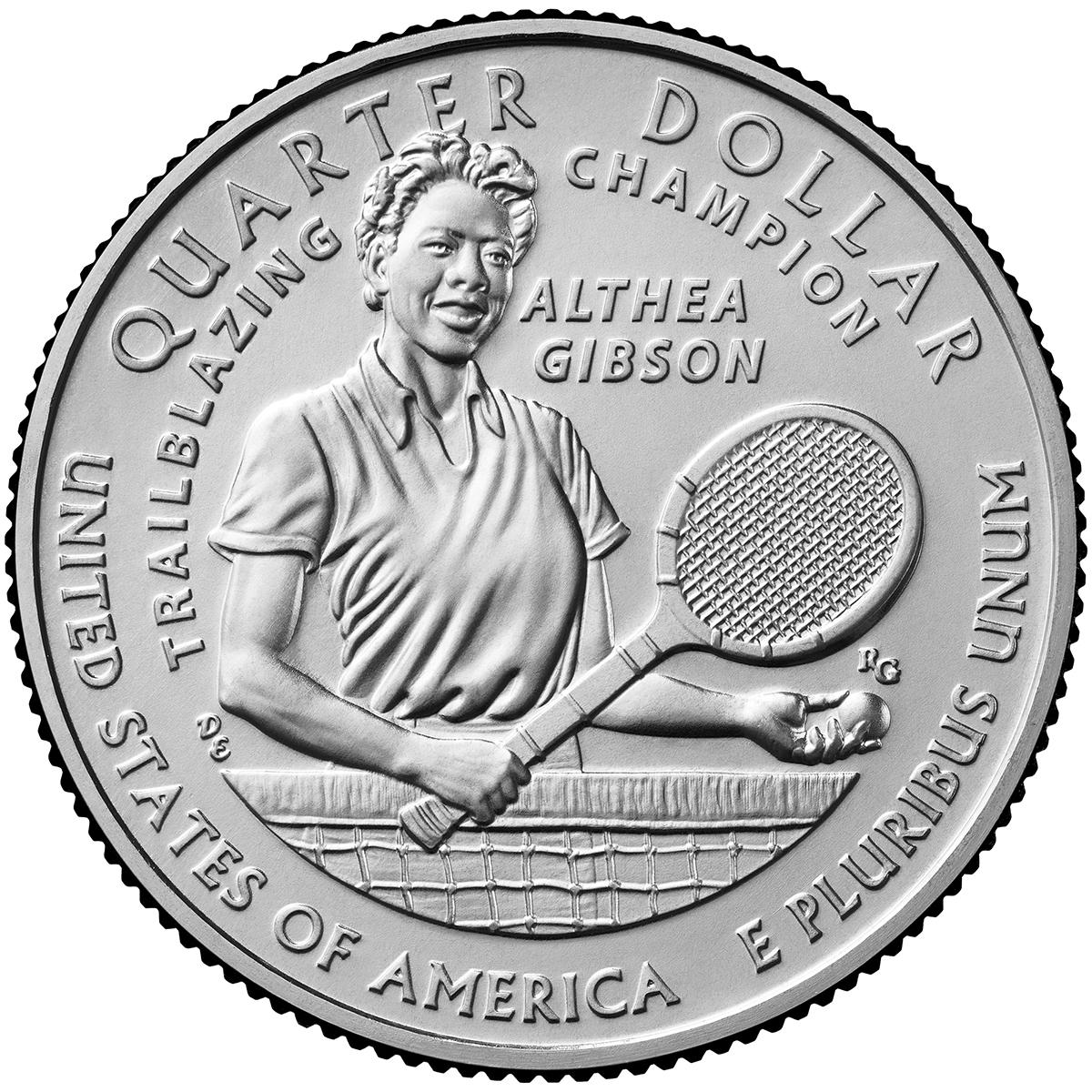 2025-P Althea Gibson American Women Quarter GEM BU