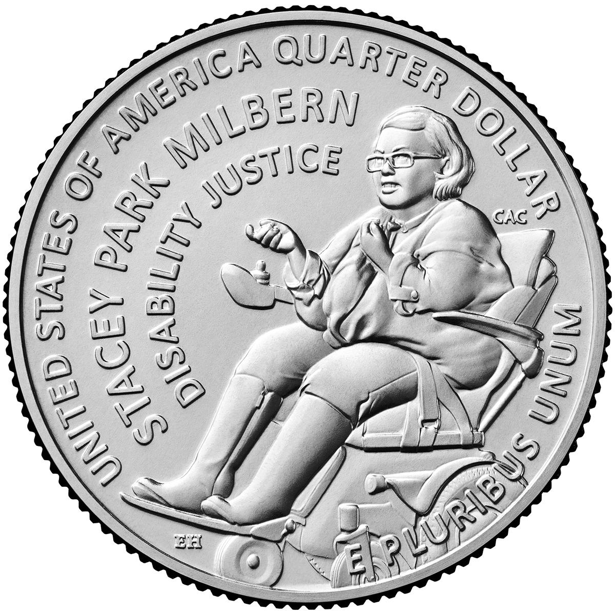 2025-P Stacey Park Milbern American Women Quarter GEM BU