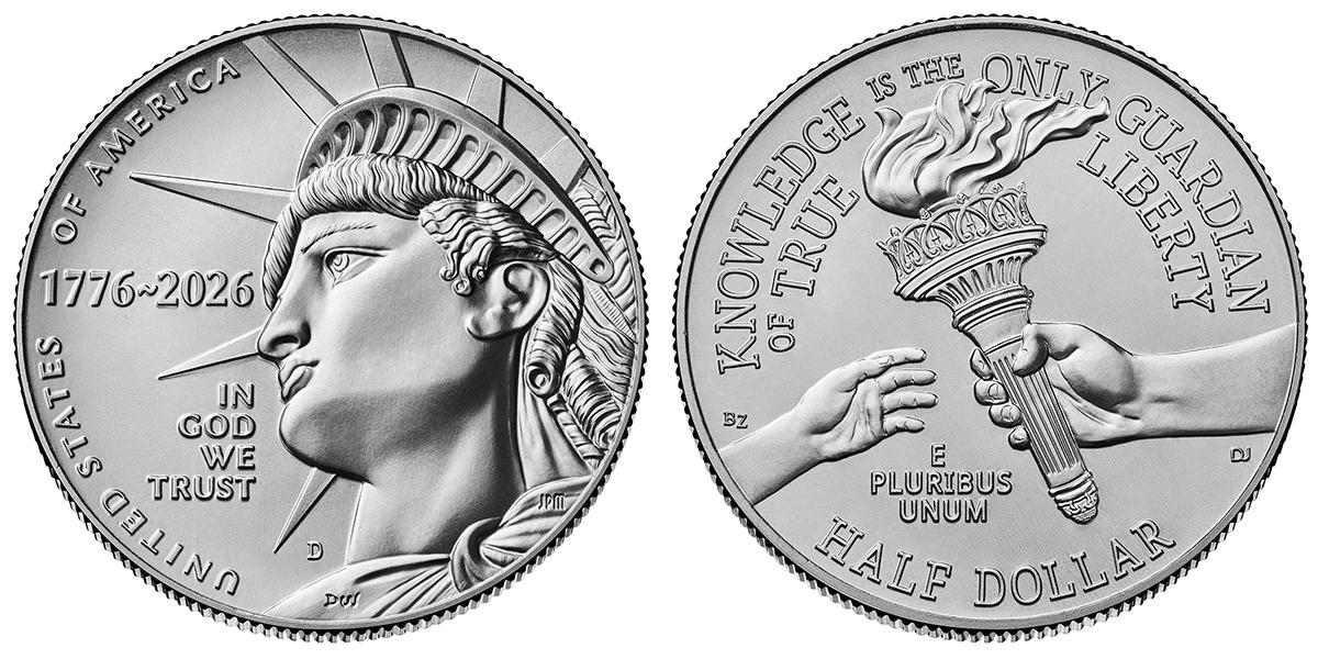 2026-D Liberty Half Dollar Semiquincentennial GEM BU
