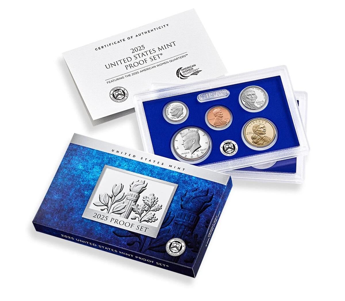 2025 PROOF SET * ORIGINAL * 10 Coin U.S. Mint Proof Set
