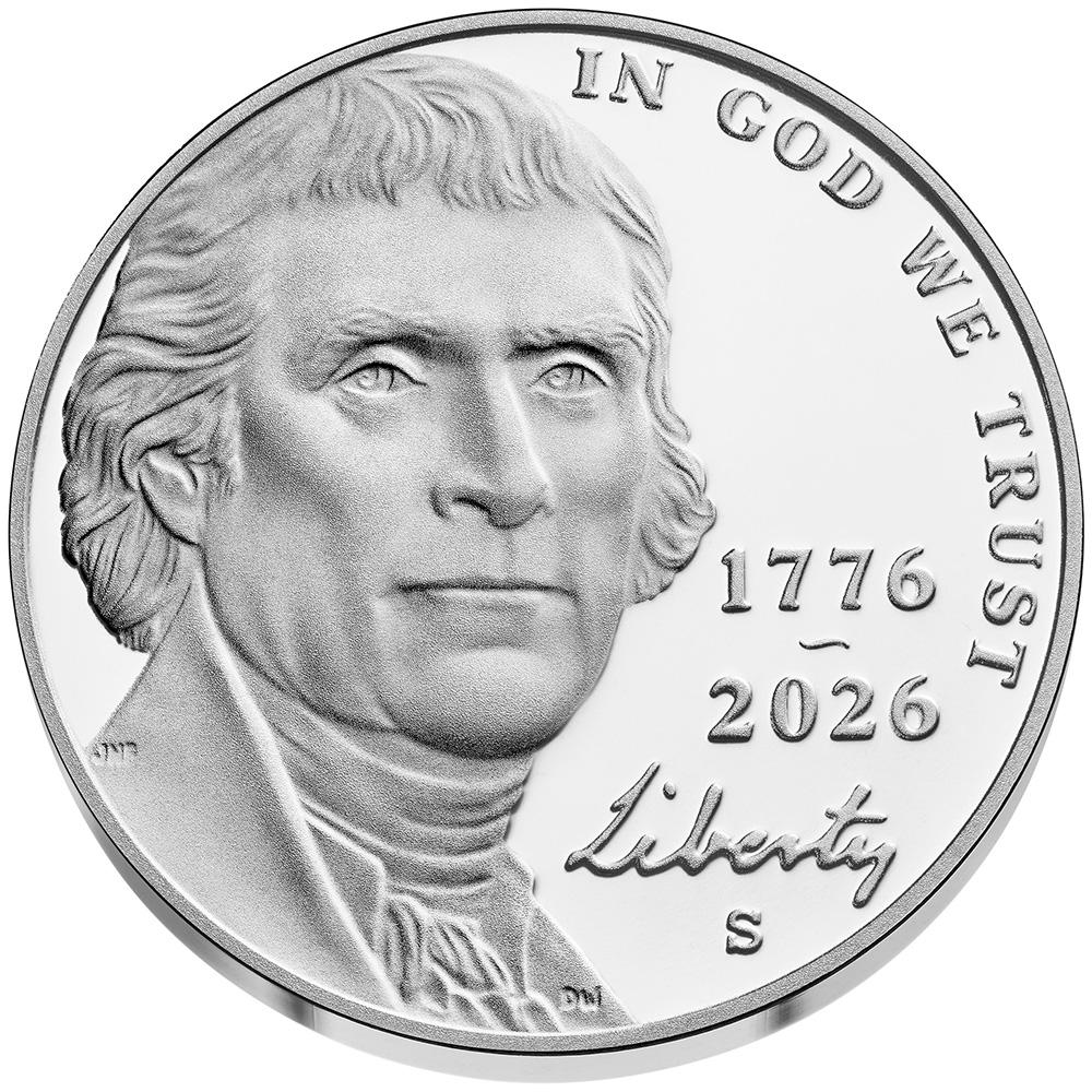 2026-S Jefferson Nickel PROOF Semiquincentennial