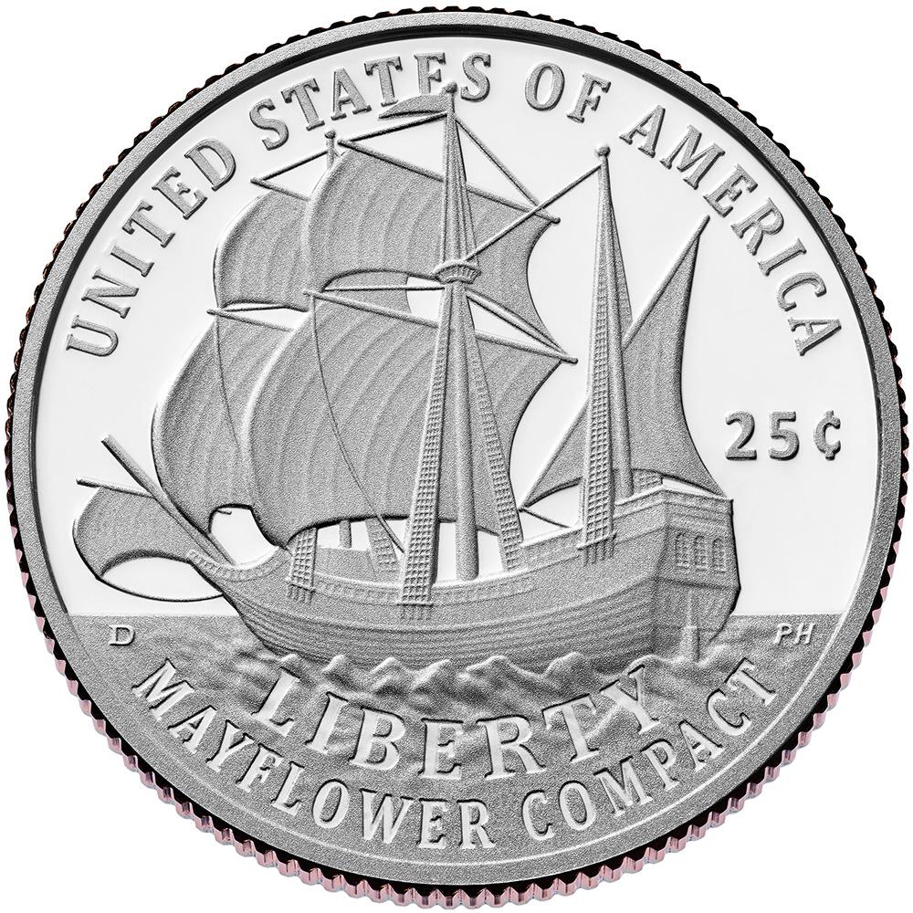 2026-S Mayflower Compact Semiquincentennial Quarter GEM SILVER PROOF