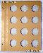 Dansco Blank Album Page for 34mm Coins